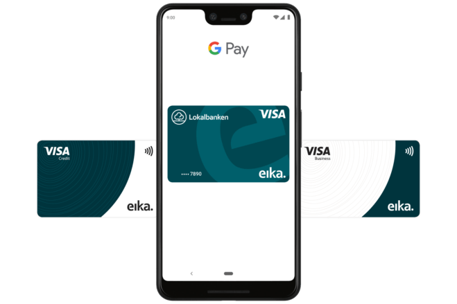 google pay med visa kredittkort
